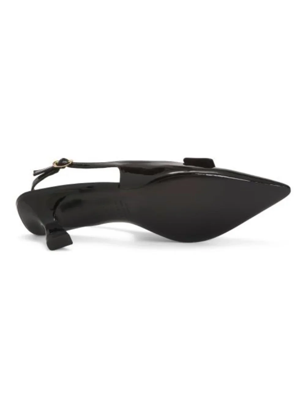 STUART WEITZMAN Made In Spain Patent Leather Sovinnie Slingback Pumps